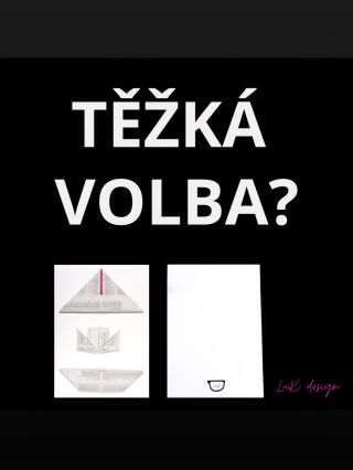 Sešit Těžká volba se nyní hodí😉 www.lukdesign.cz